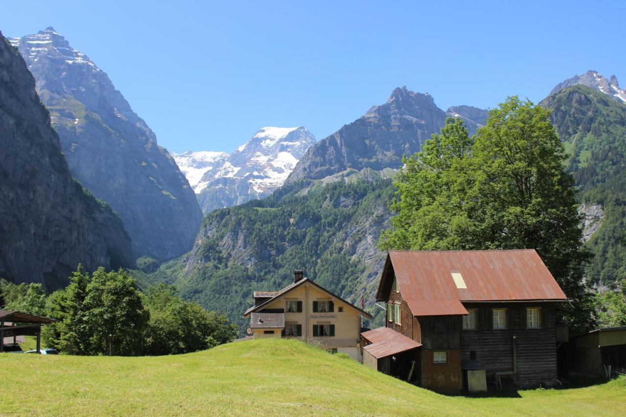 Hotel Berggasthaus Obbort Linthal Esterno foto