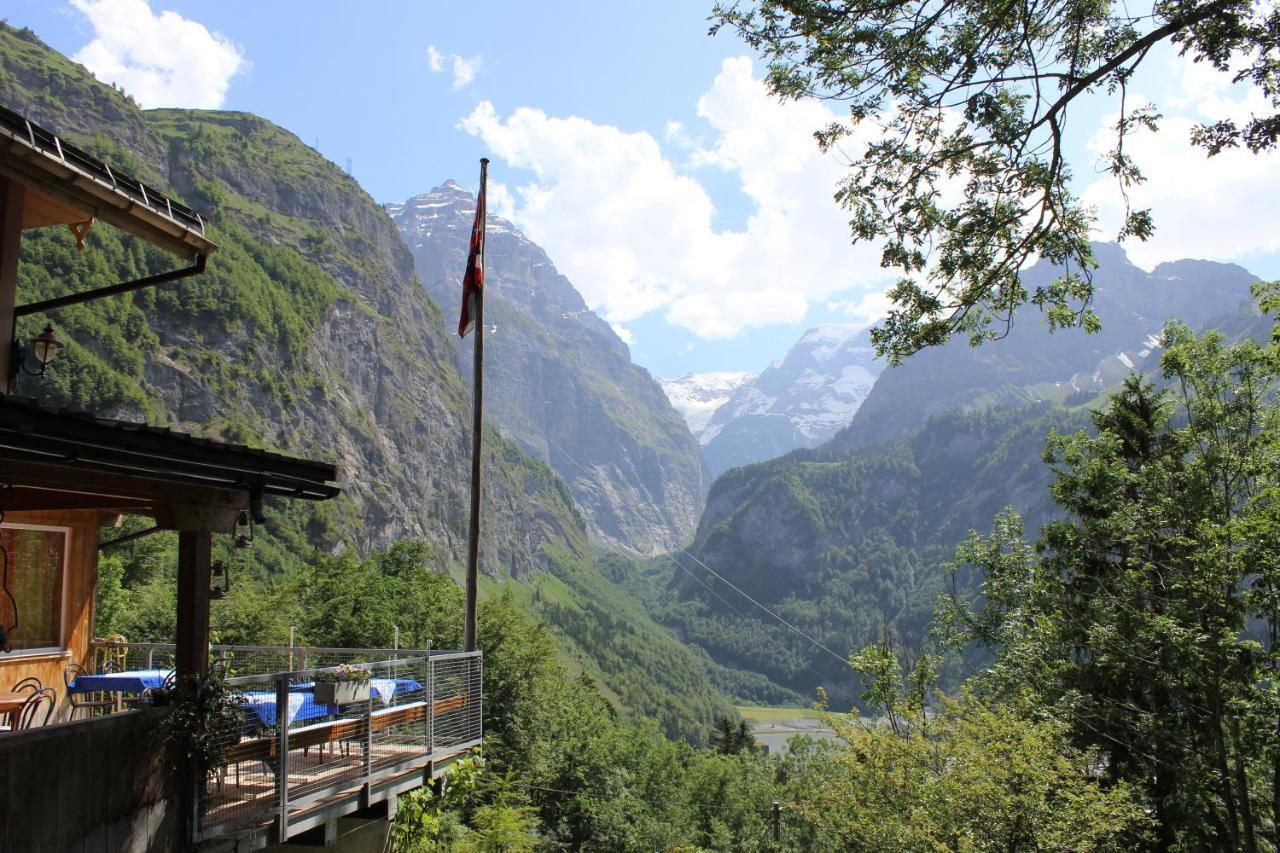 Hotel Berggasthaus Obbort Linthal Esterno foto